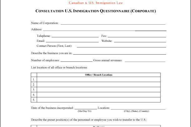 E-2 Treaty Investor Visa