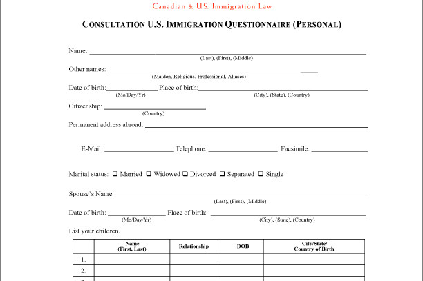 Consultation with Canadian Immigration Lawyer